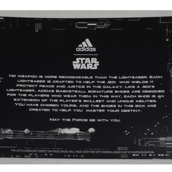 Adidas Dame 5 Star Wars Lightsaber Basketball Sneakers Shoes - Picture 16 of 16